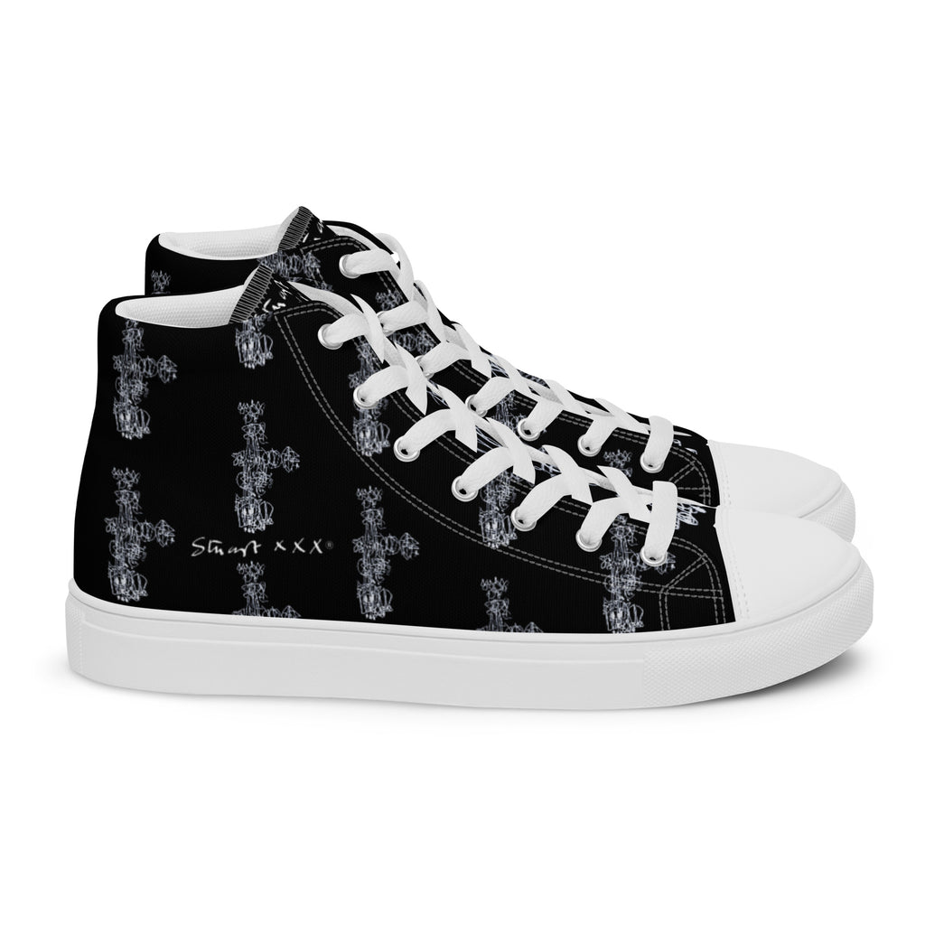 SEEDS OF GREATNESS Men’s high top canvas shoes