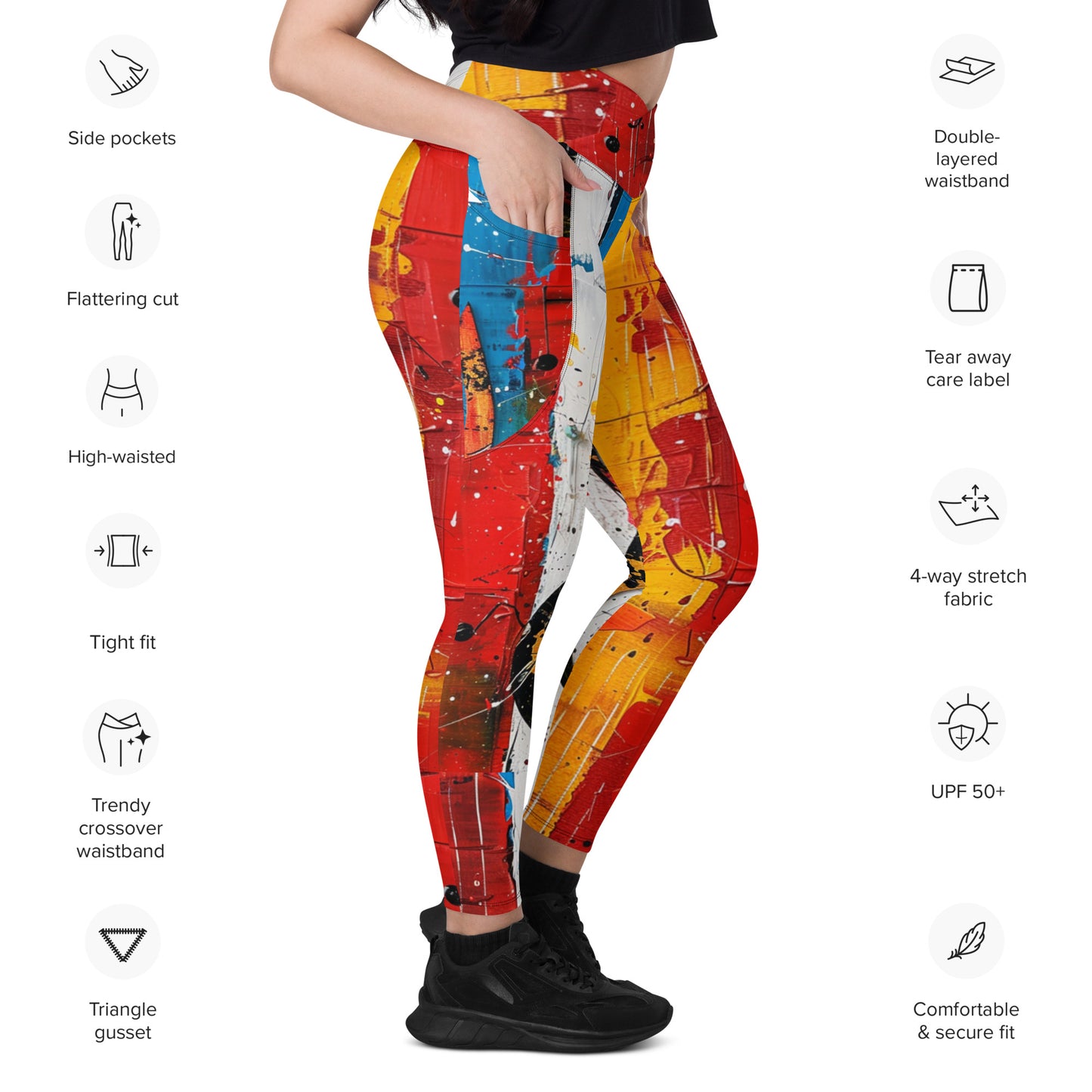 Yoga leggings with pockets