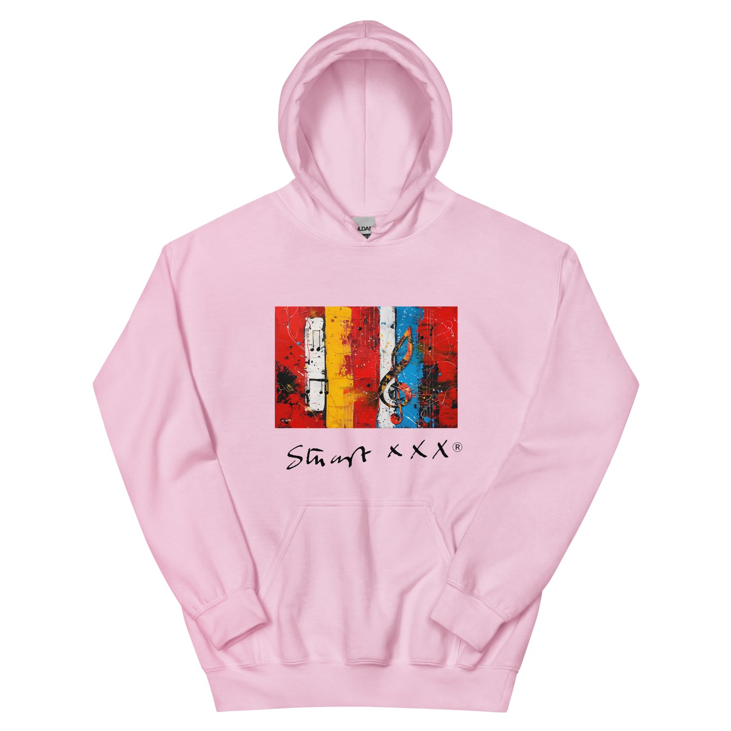 Red Horizontal - Stuart Sutcliffe Reimagined unisex Hoodie