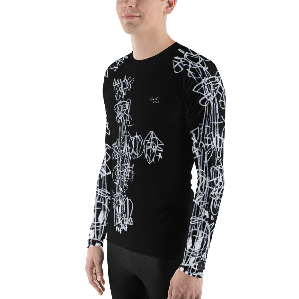 SEEDS OF GREATNESS Form Fitting Men's Athletic Art Wear - Black