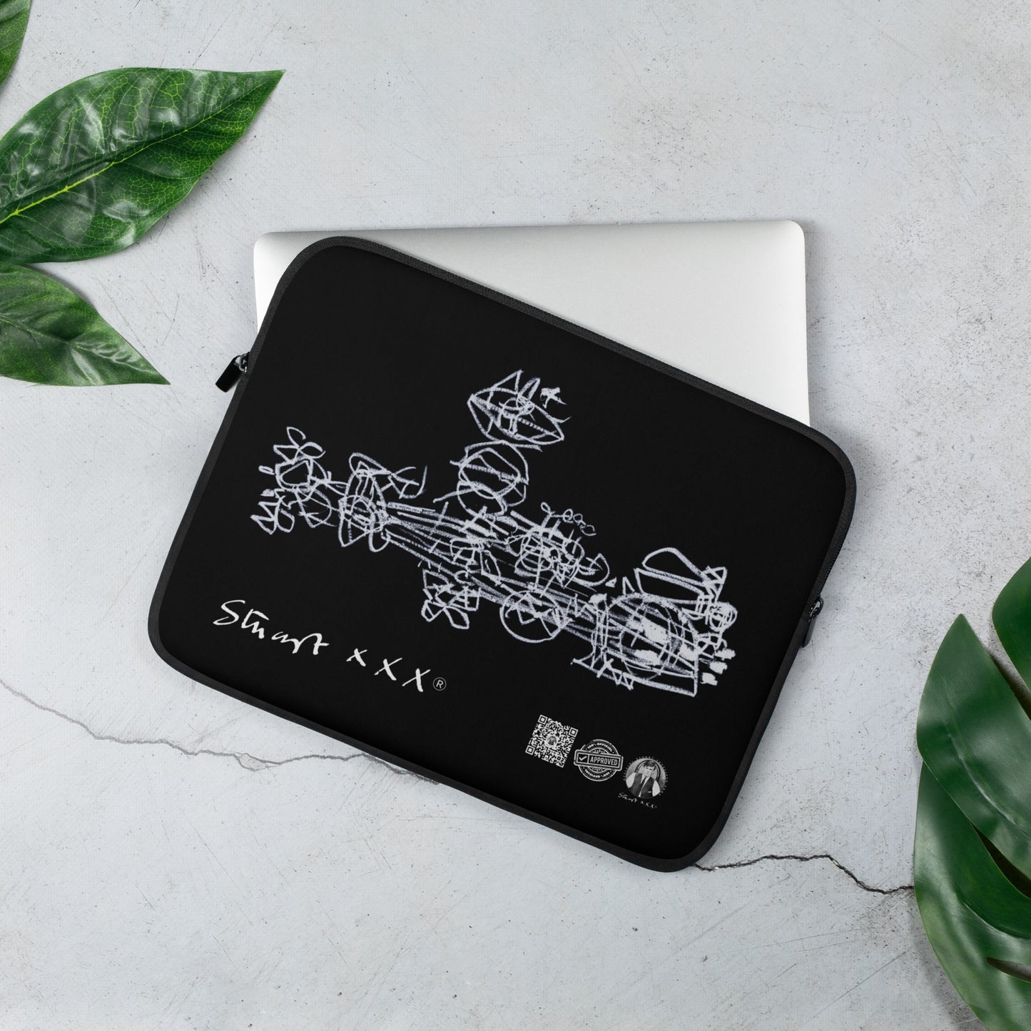 SEEDS OF GREATNESS Black Laptop Sleeve