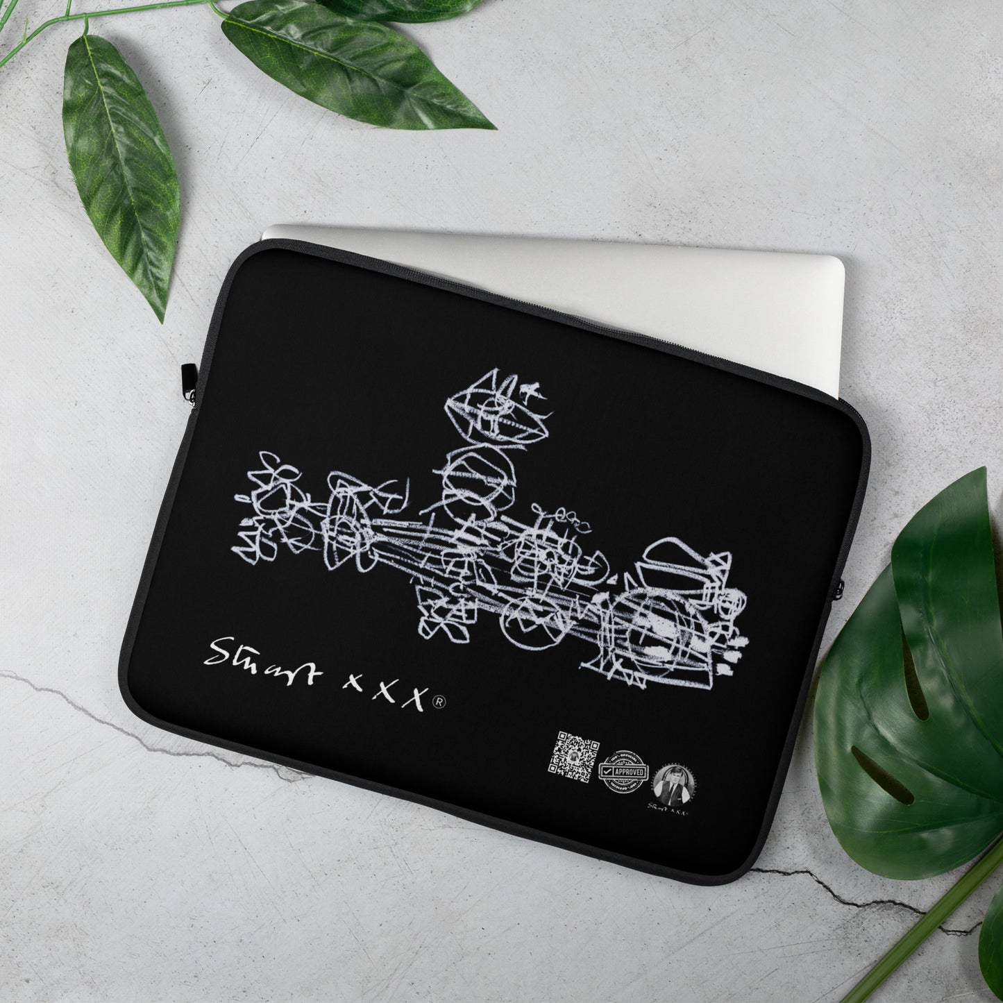 SEEDS OF GREATNESS Black Laptop Sleeve