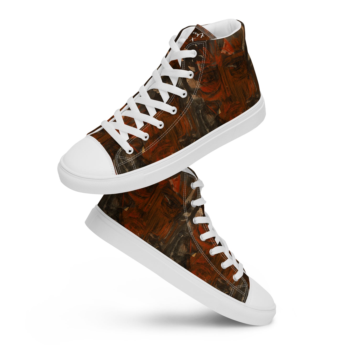 SELF PORTRAIT COLLECTION Men’s high top canvas shoes