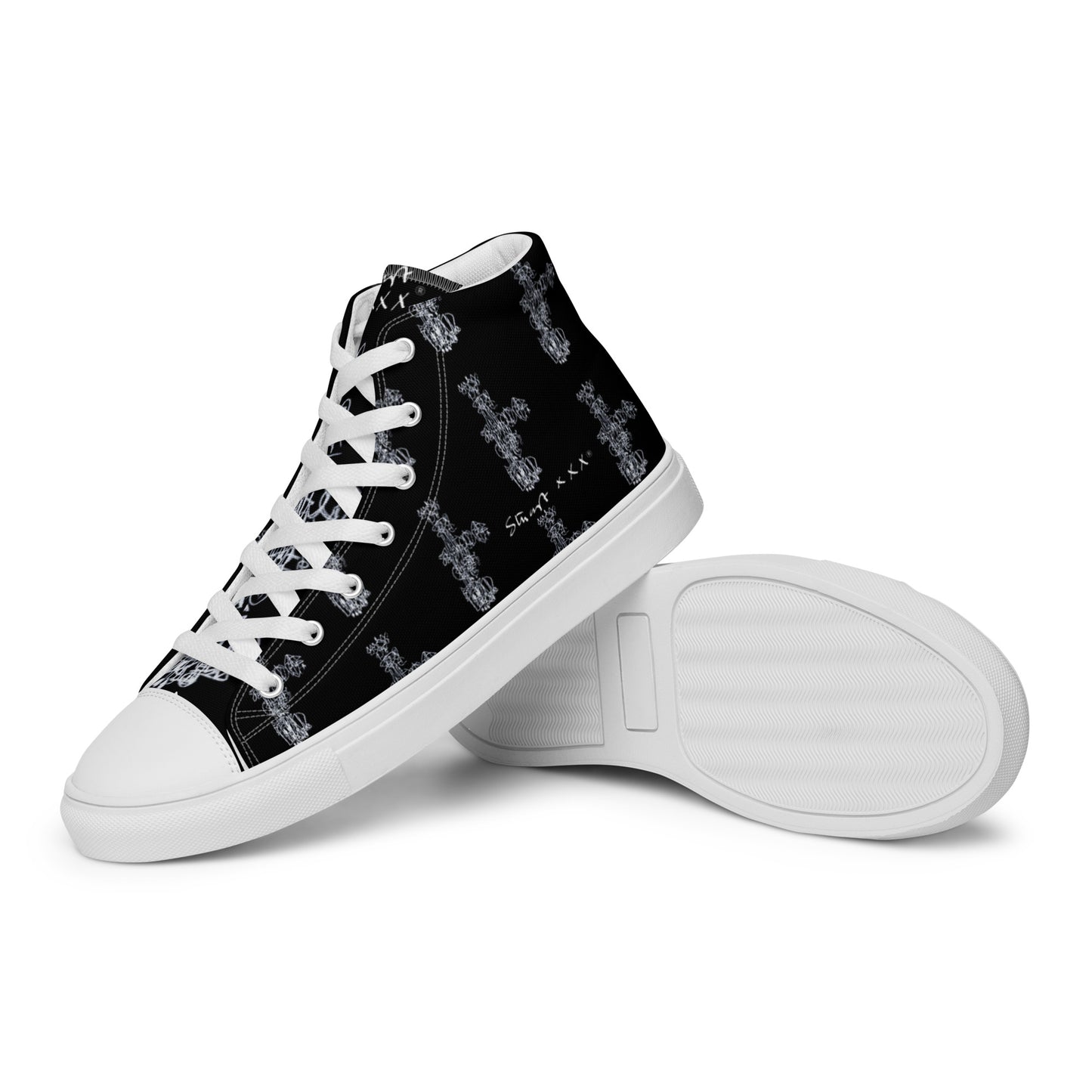 SEEDS OF GREATNESS Men’s high top canvas shoes