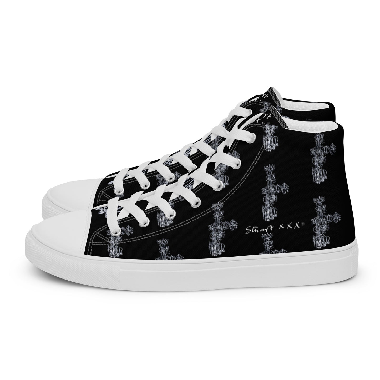 SEEDS OF GREATNESS Men’s high top canvas shoes