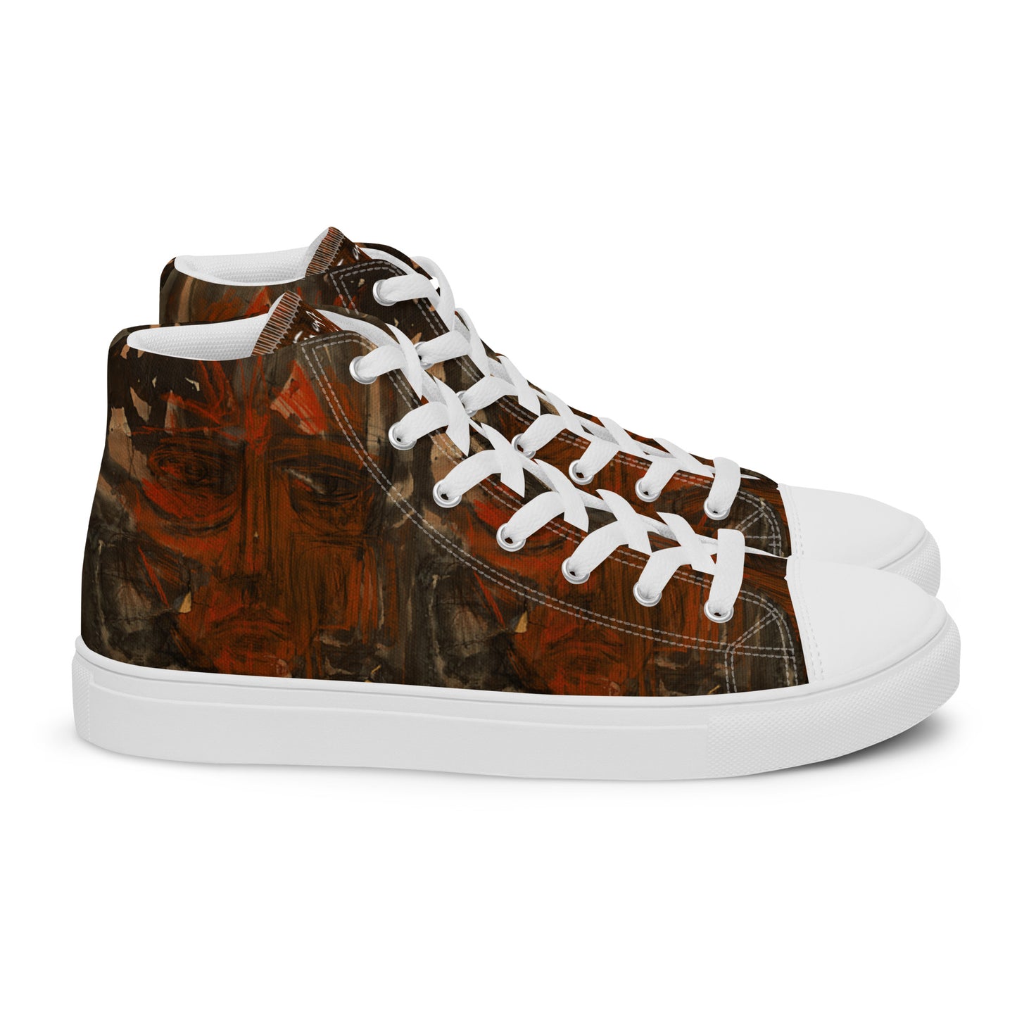 SELF PORTRAIT COLLECTION Men’s high top canvas shoes