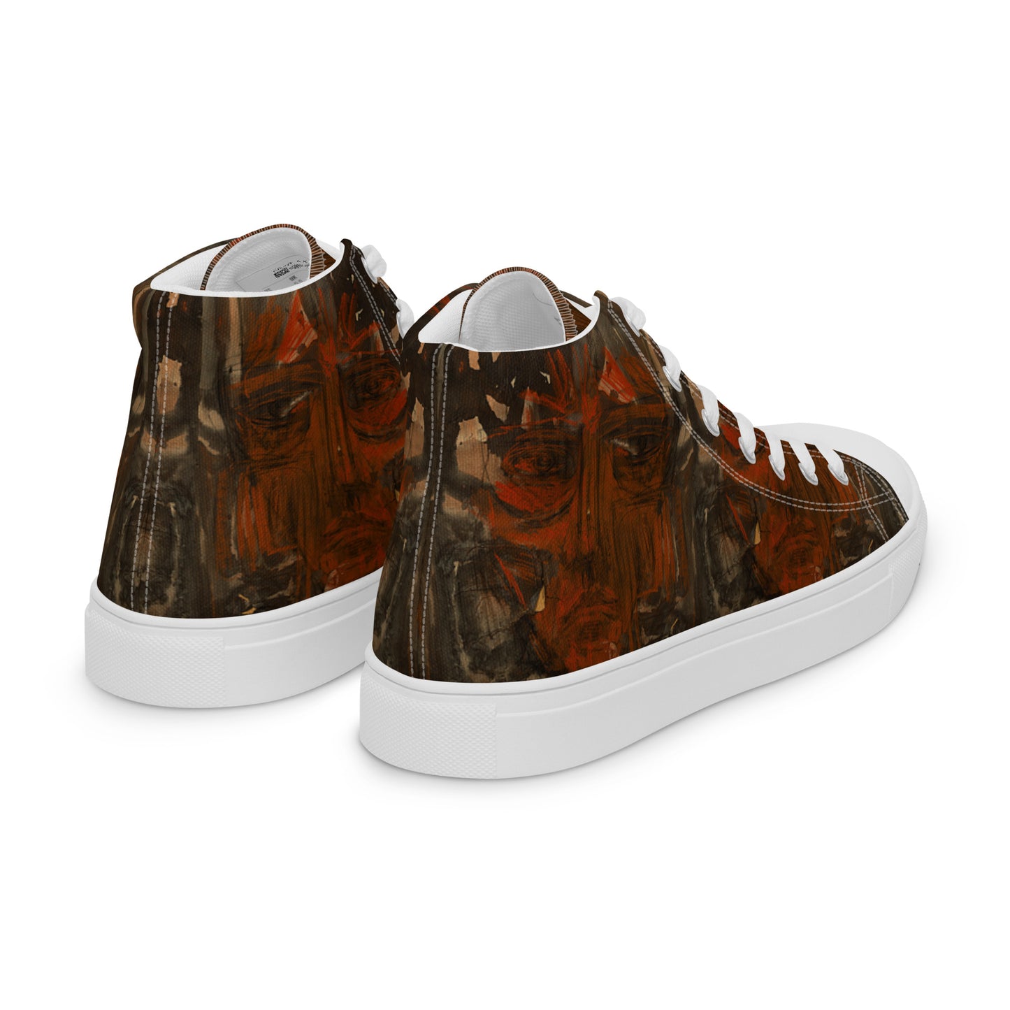 SELF PORTRAIT COLLECTION Men’s high top canvas shoes