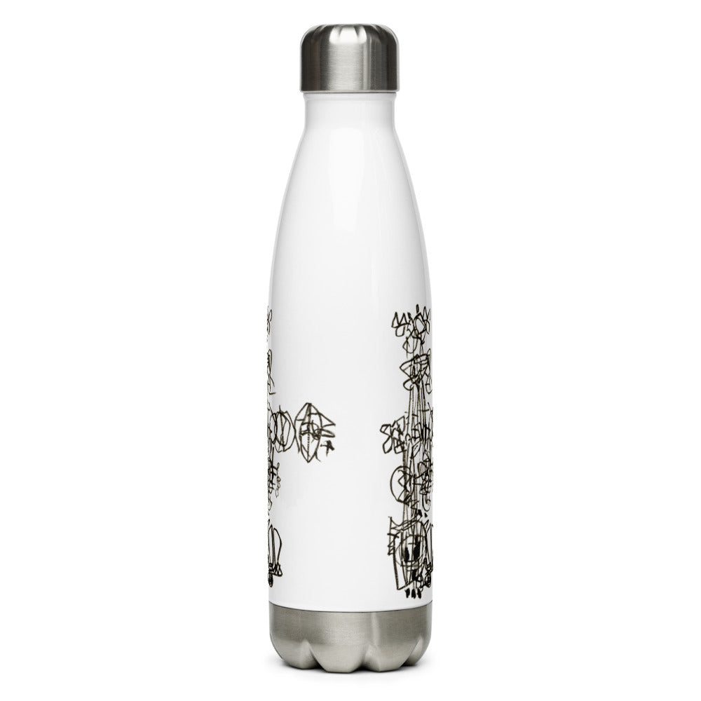 SEEDS OF GREATNESS COLLECTION White Stainless Steel Water Bottle