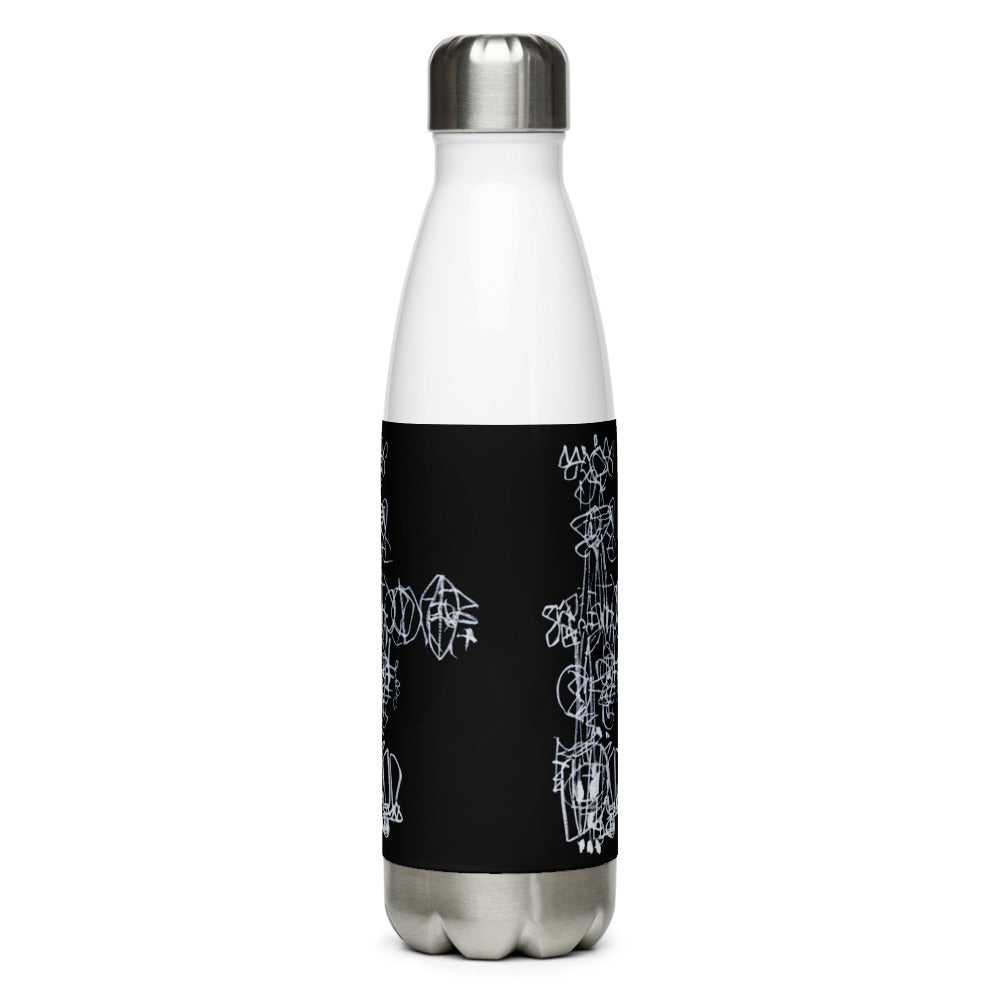 SEEDS OF GREATNESS Black Stainless Steel Water Bottle