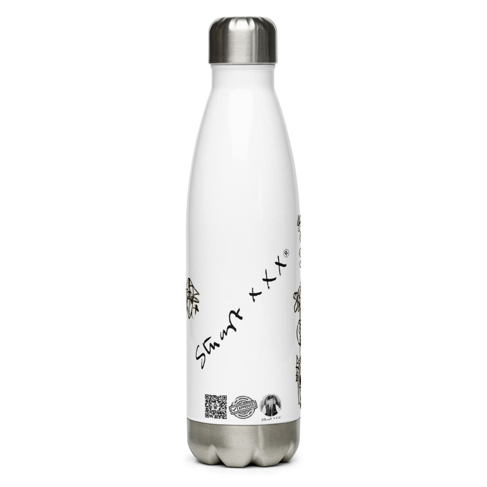 SEEDS OF GREATNESS COLLECTION White Stainless Steel Water Bottle