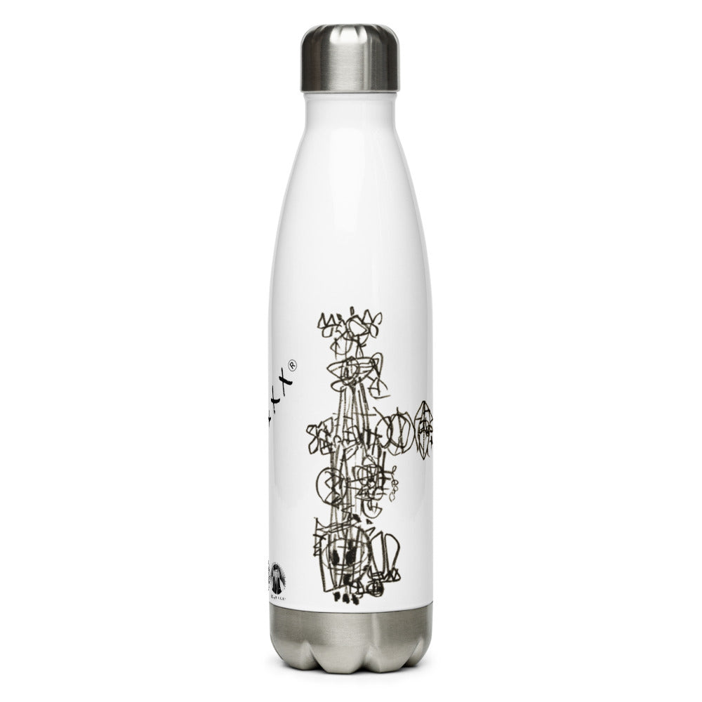 SEEDS OF GREATNESS COLLECTION White Stainless Steel Water Bottle