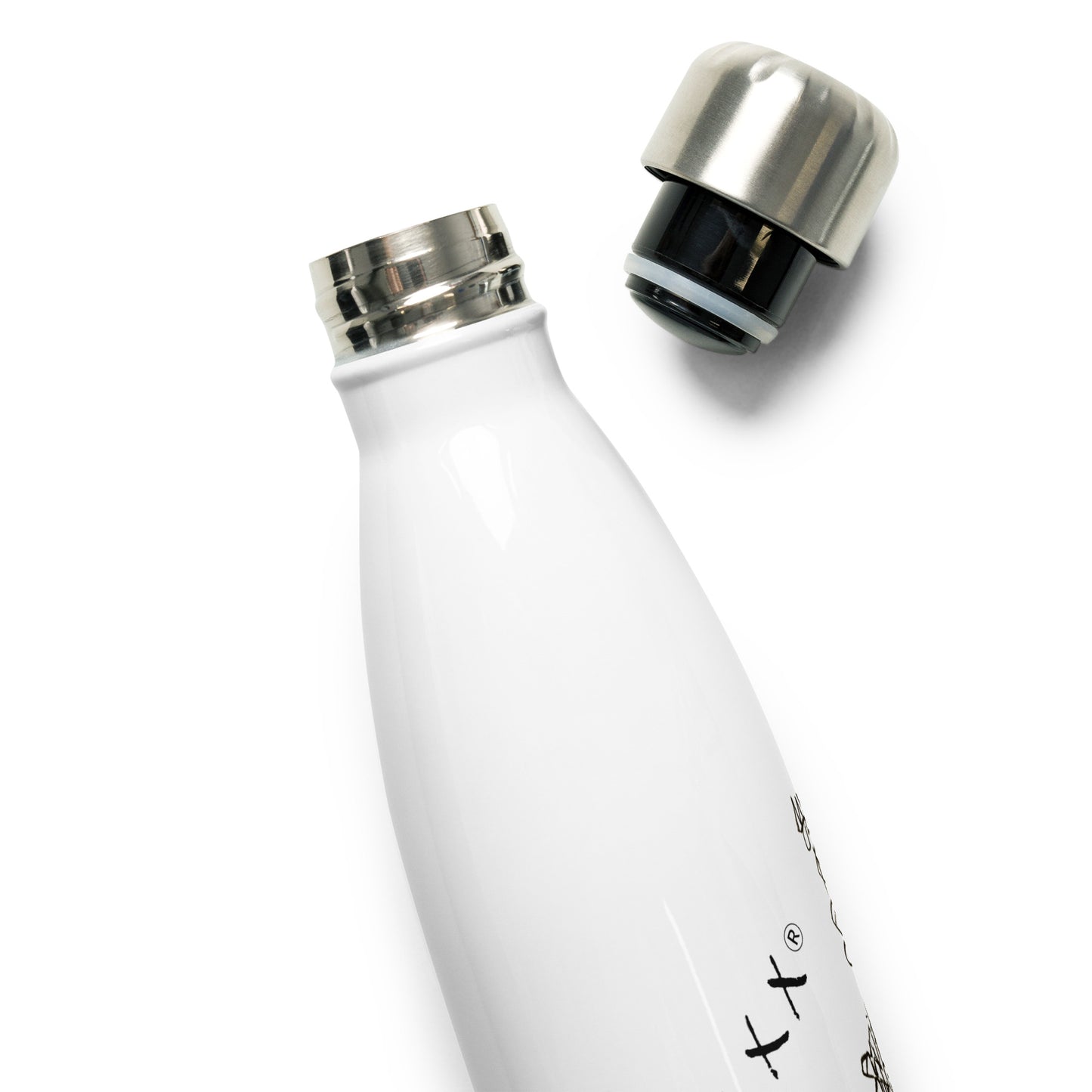 SEEDS OF GREATNESS COLLECTION White Stainless Steel Water Bottle