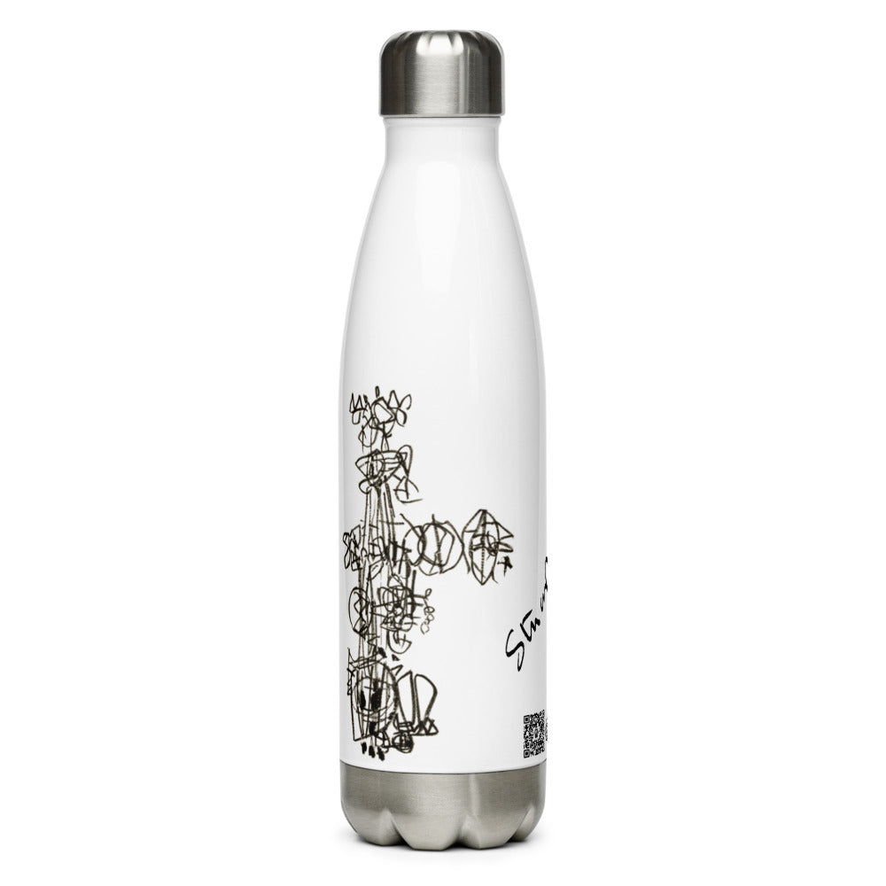 SEEDS OF GREATNESS COLLECTION White Stainless Steel Water Bottle